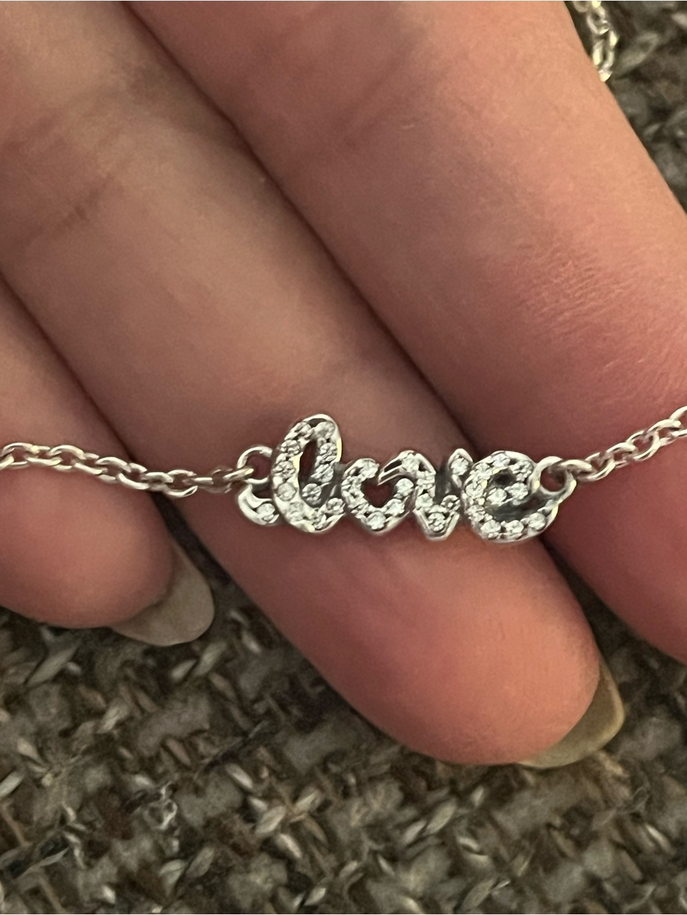 Pandora Signature Of Love Bracelet .925 Sterling